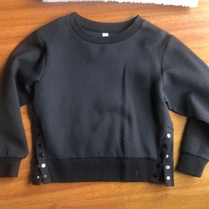 VARLEY sweatshirt with snap closure